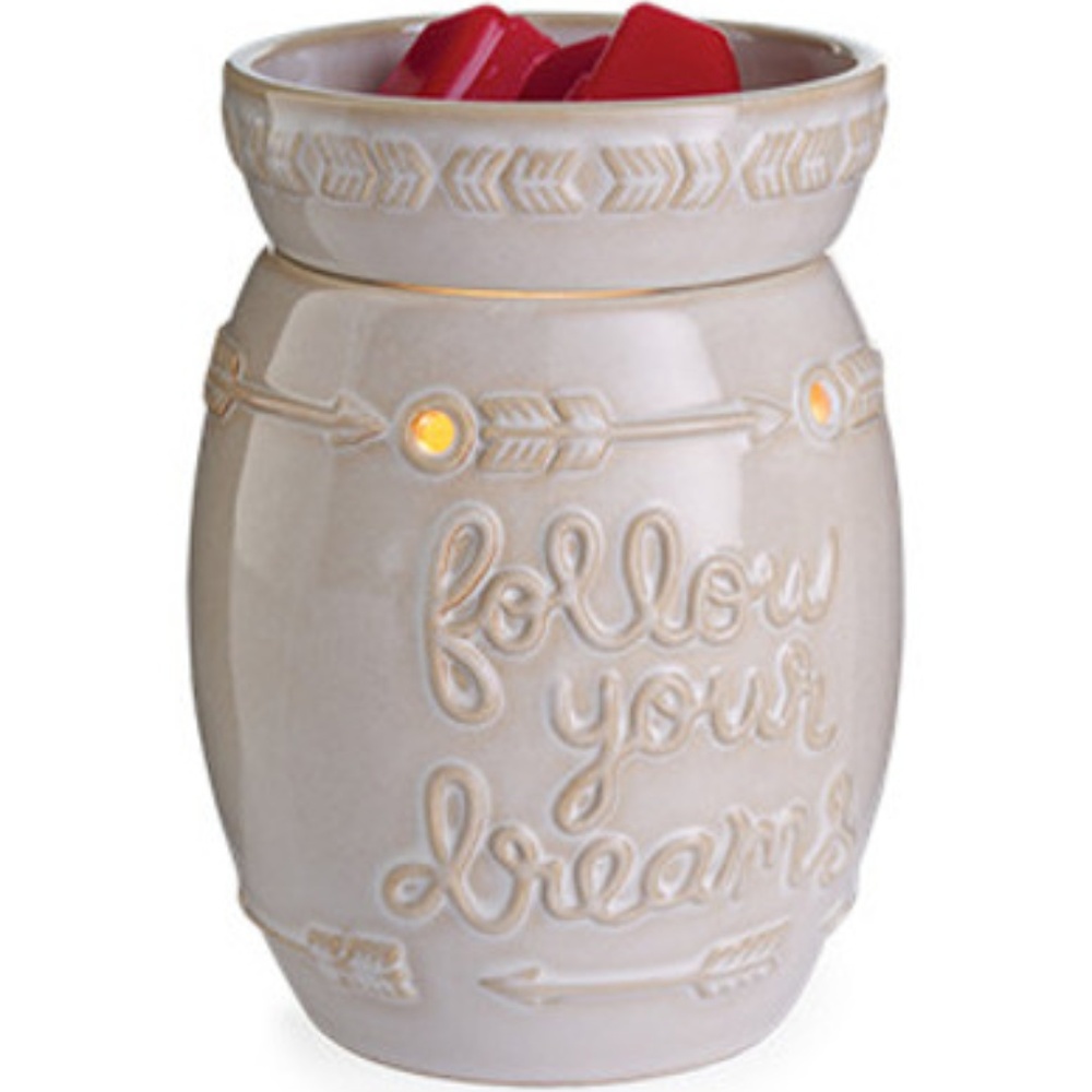 Large Electric Candle Warmer "Follow Your Dreams"